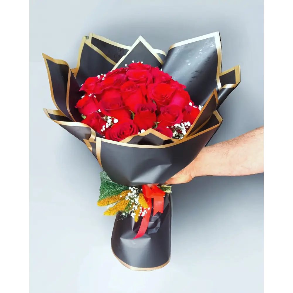 20 Adet Kırmızı Gül Buketi