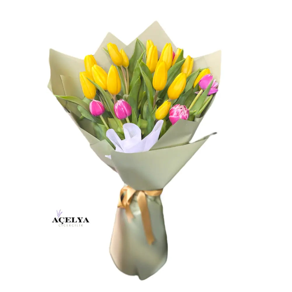 21 Adet Lale Buketi