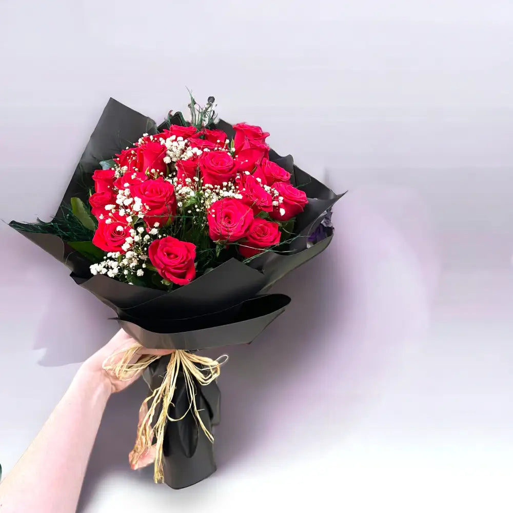 21 Kırmızı Gül Buketi