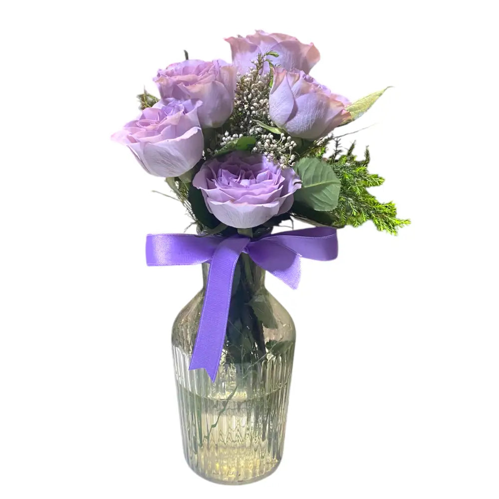 5 Lila Gül Aranjmanı