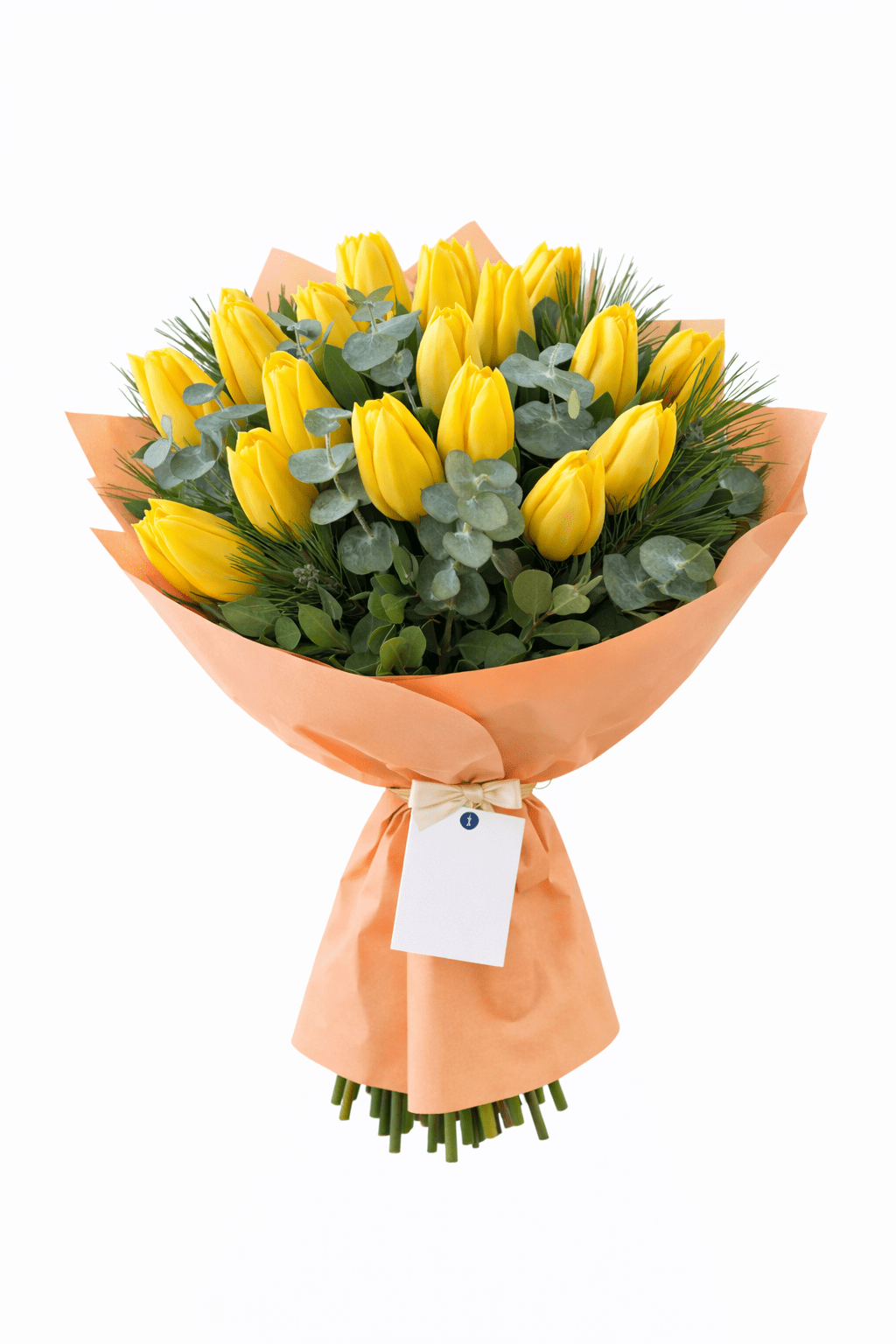 17 Adet Sarı Lale Buketi - Balıkesir Açelya Çiçekçilik