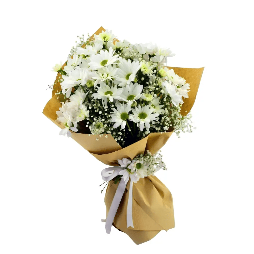 Beyaz Papatya Buketi - Balıkesir Açelya Çiçekçilik