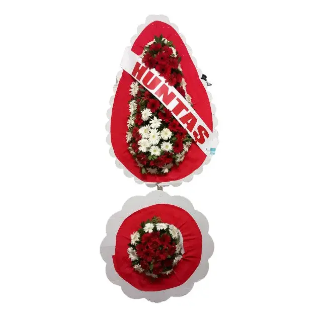 Çiftli Açılış Düğün Duvak - Çiçek