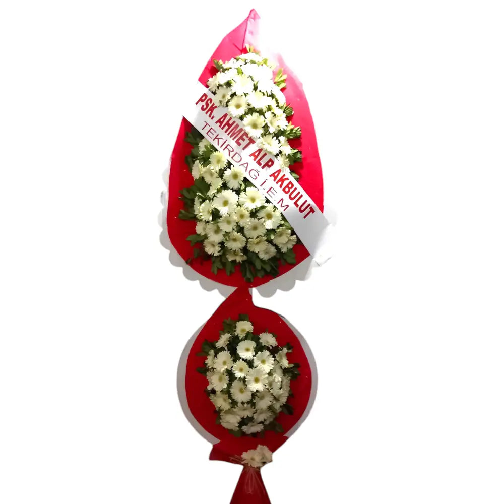 Çiftli Açılış Düğün Duvak - Çiçek