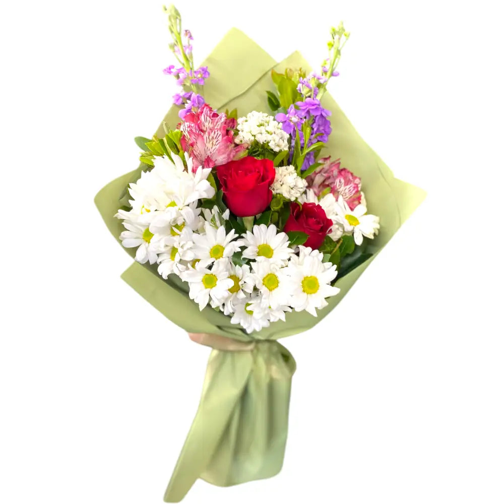 Karışık Gül ve Papatya Buketi