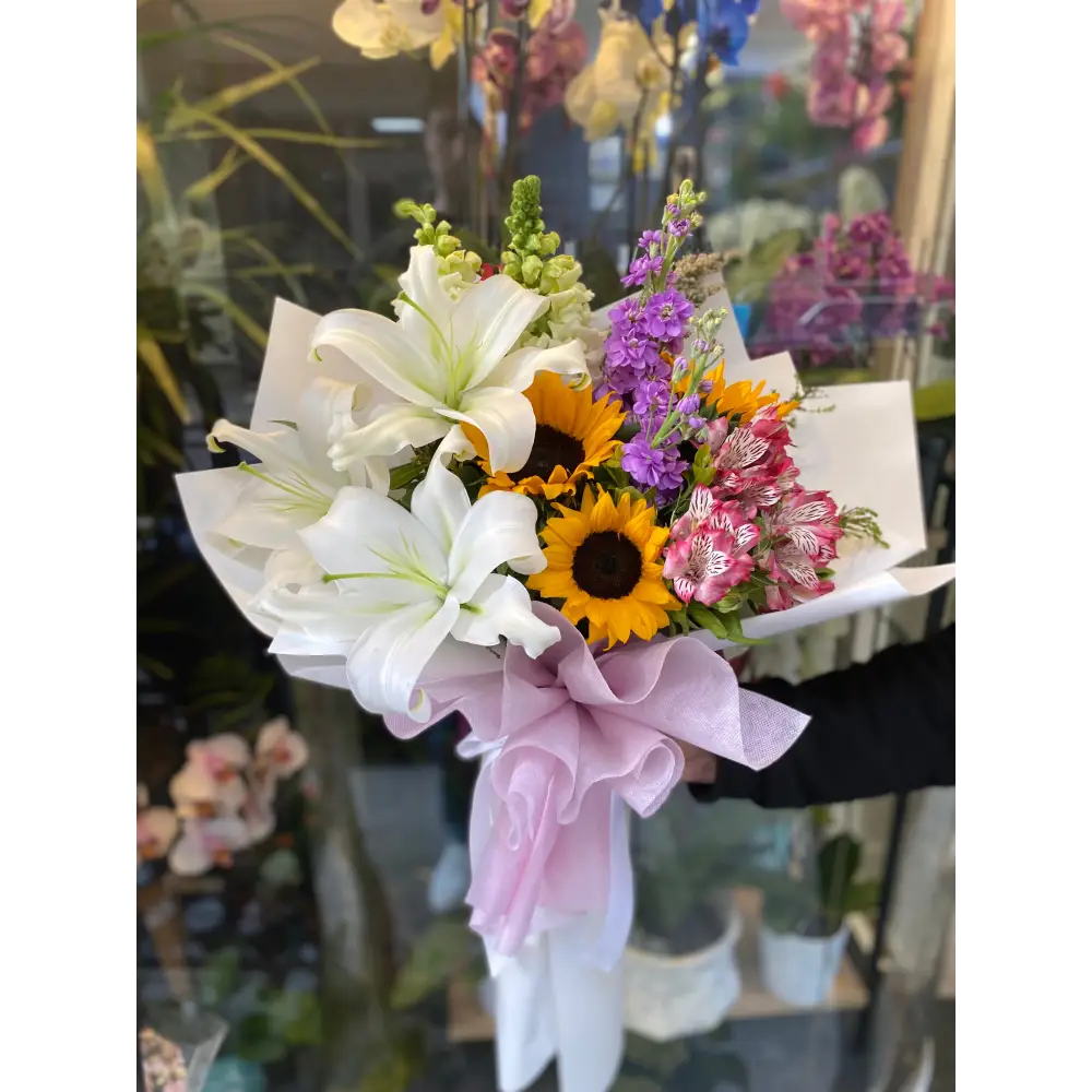 Karışık Lilyum Buketi