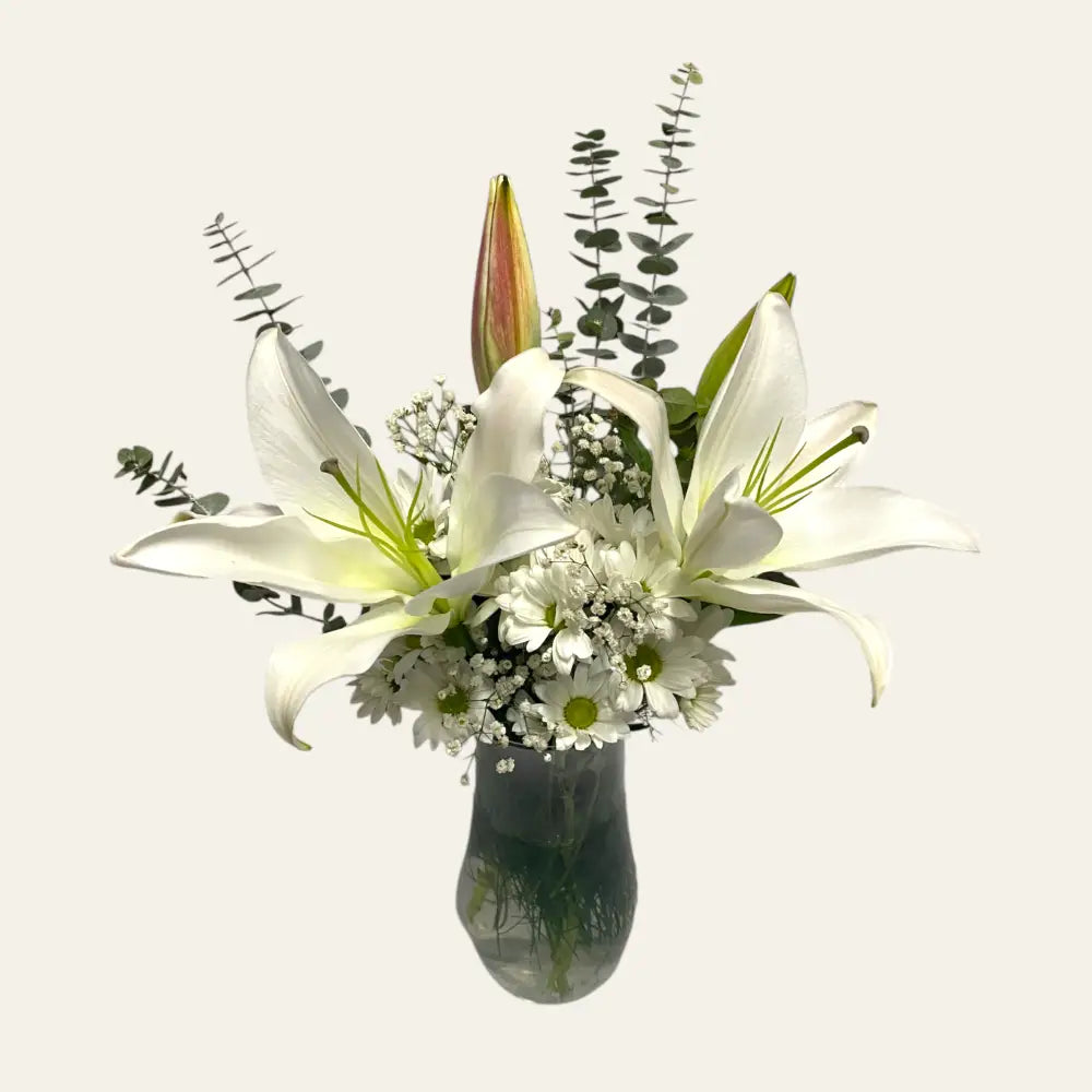 Lilyum ve Papatya Aranjmanı