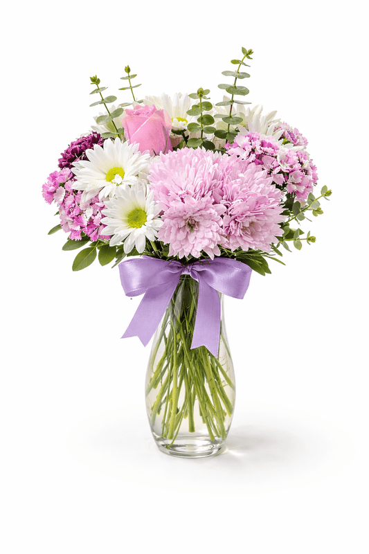 Vazoda Karışık Aranjman - Balıkesir Açelya Çiçekçilik