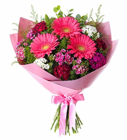 Gerbera ve Hüsnüyusuflar - Balıkesir Açelya Çiçekçilik