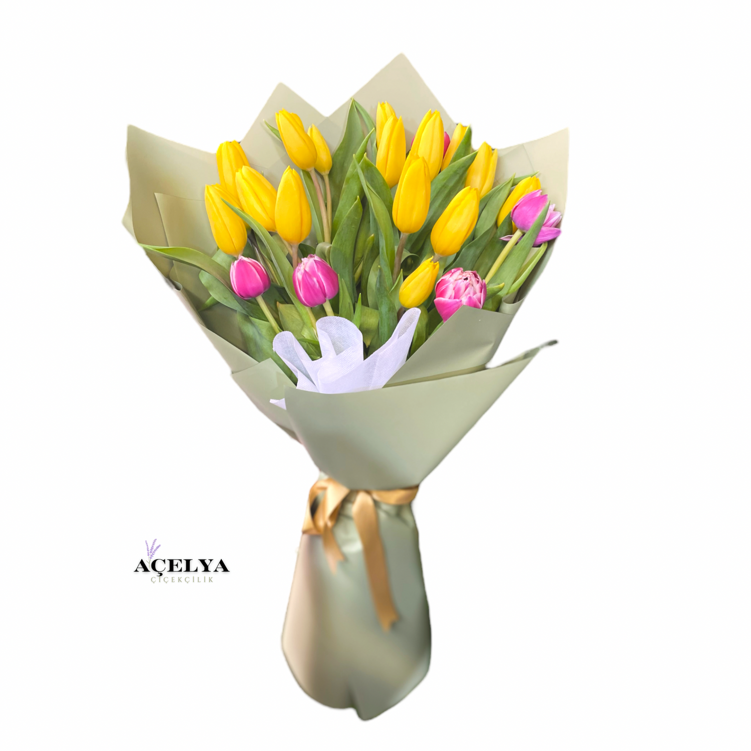 21 Adet Lale Buketi