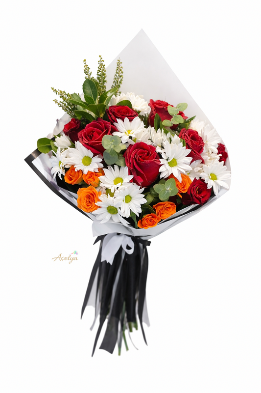 Papatya ve Karışık Güller