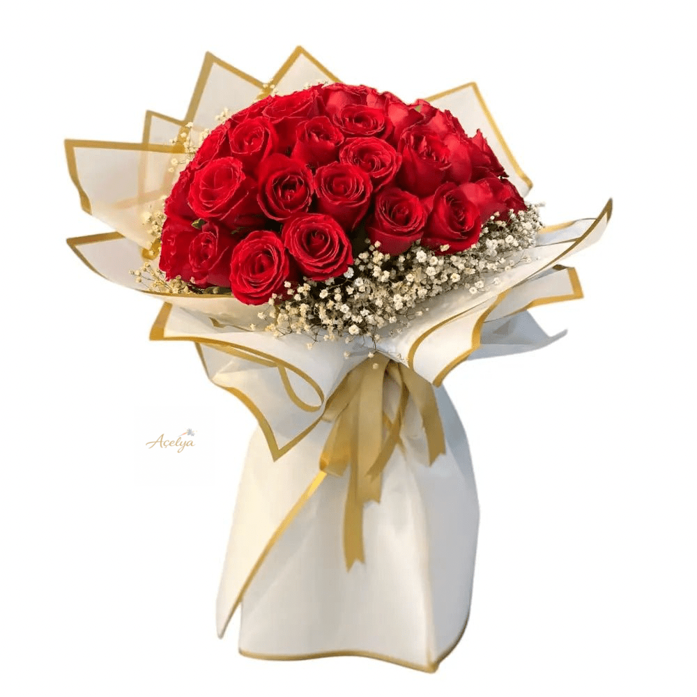 41 Adet Kırmızı Gül Buketi - Balıkesir Açelya Çiçekçilik