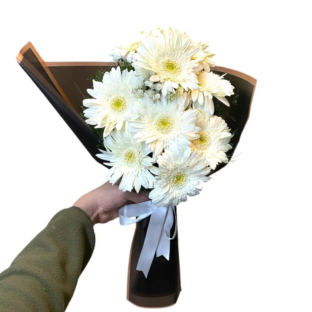 Beyaz Gerbera - Balıkesir Açelya Çiçekçilik