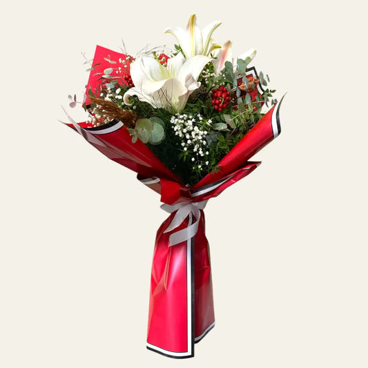 Kokina ve Lilyum Buketi