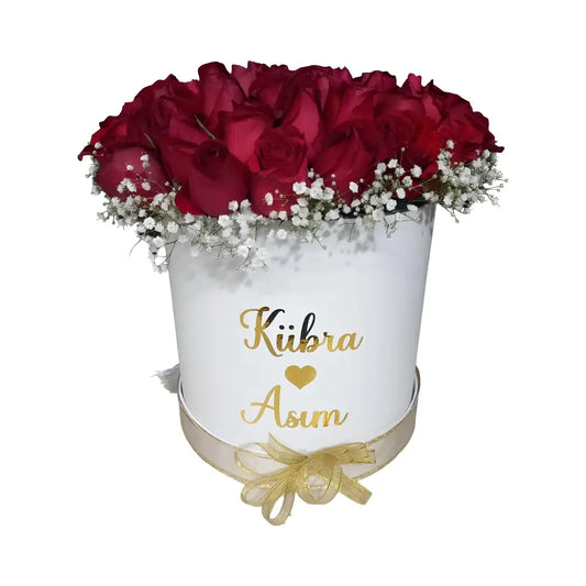Kutuda 41 Adet Gül - Çiçek